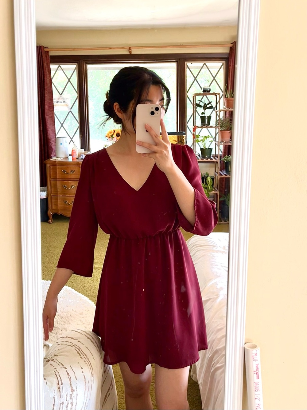 Forever 21 Magenta Mini Dress